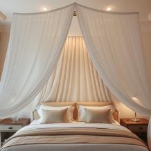 Jak zrobić baldachim nad łóżko: praktyczne i dekoracyjne pomysły