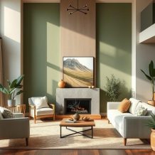 Nowoczesne kolory ścian do salonu: trendy 2024 i 2025